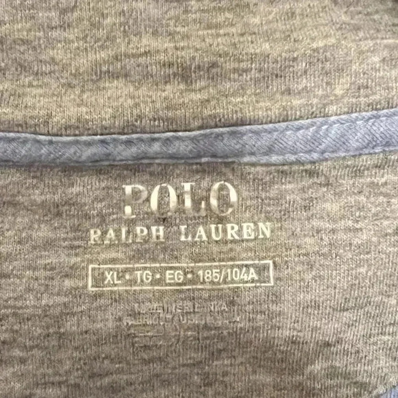 NWT Polo Ralph Lauren Jersey Luxury 1/4 Zip Pullover Light Blue XL Sweater - Picture 2 of 7
